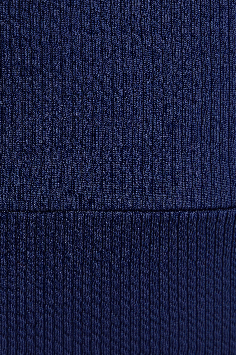 Shop Melissa Odabash Hamptons Ribbed High-rise Bikini Briefs In Navy