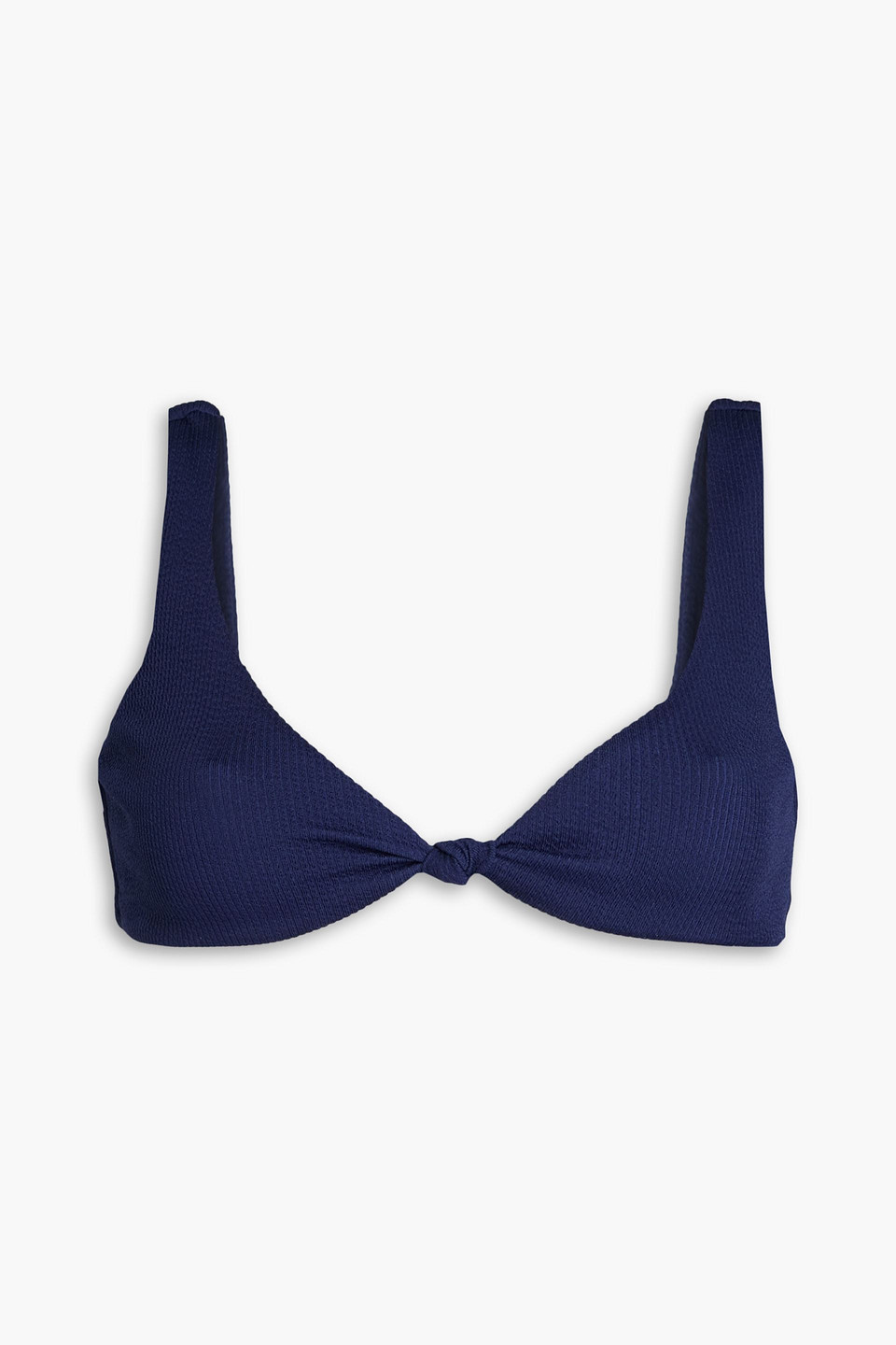 Melissa Odabash Knotted Triangle Bikini Top In Navy