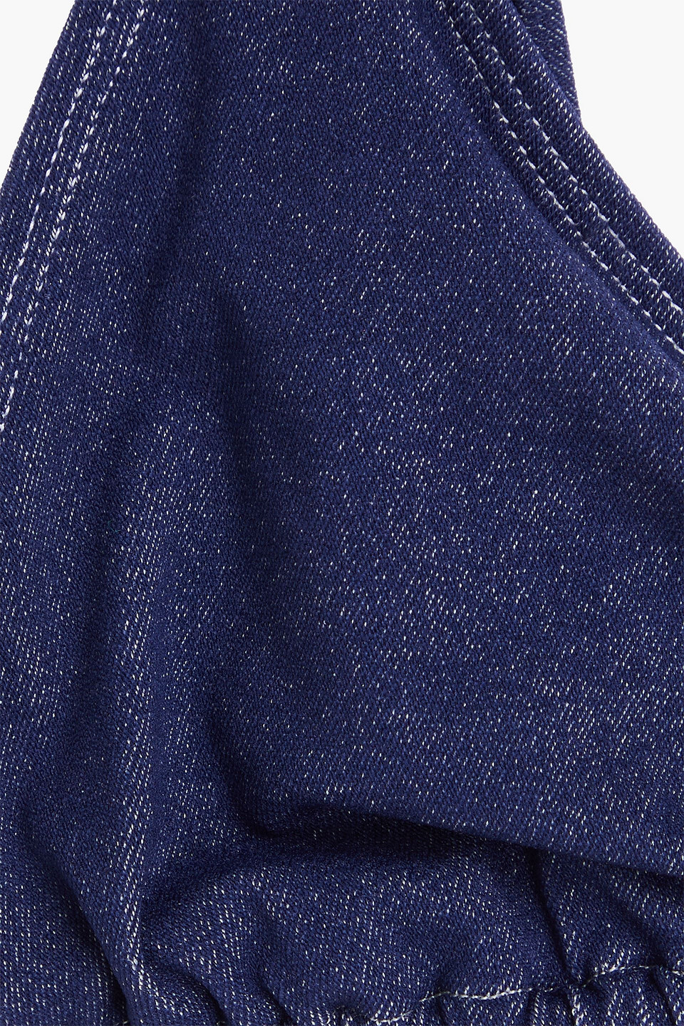 Onia Triangle Bikini Top In Navy