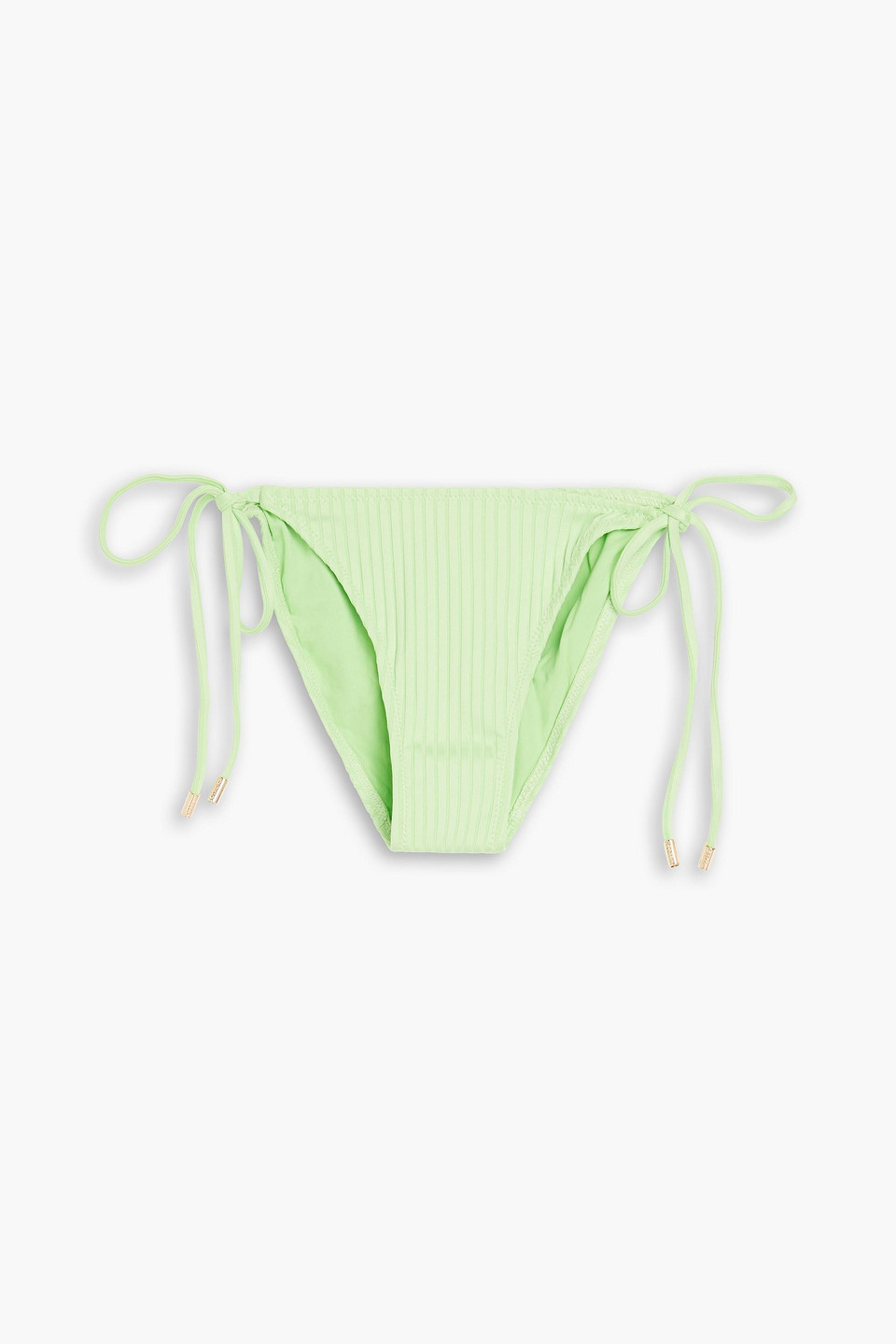 MELISSA ODABASH MIAMI RIBBED LOW-RISE BIKINI BRIEFS