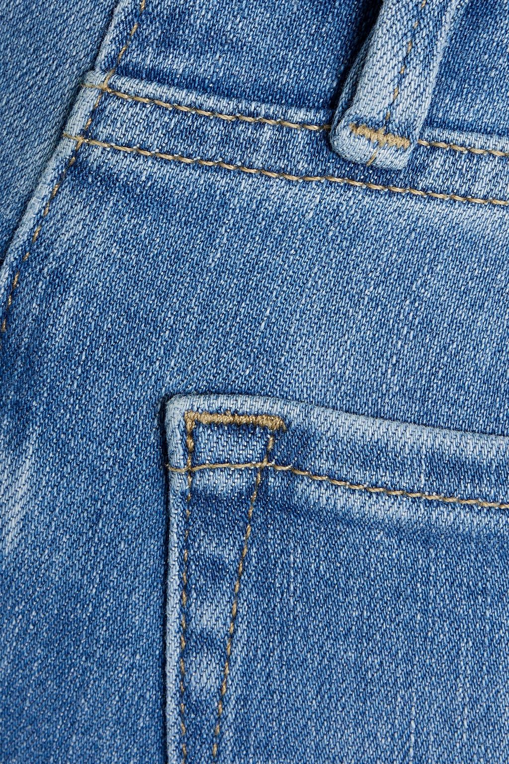 FRAME Le Crop Mini Boot mid-rise bootcut jeans