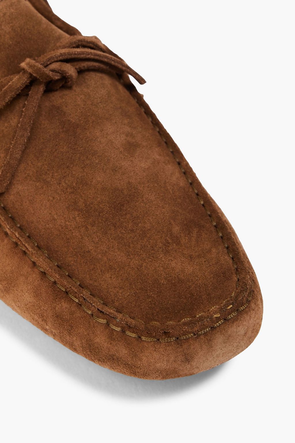 TOD'S حذاء قيادة من الجلد السويدي