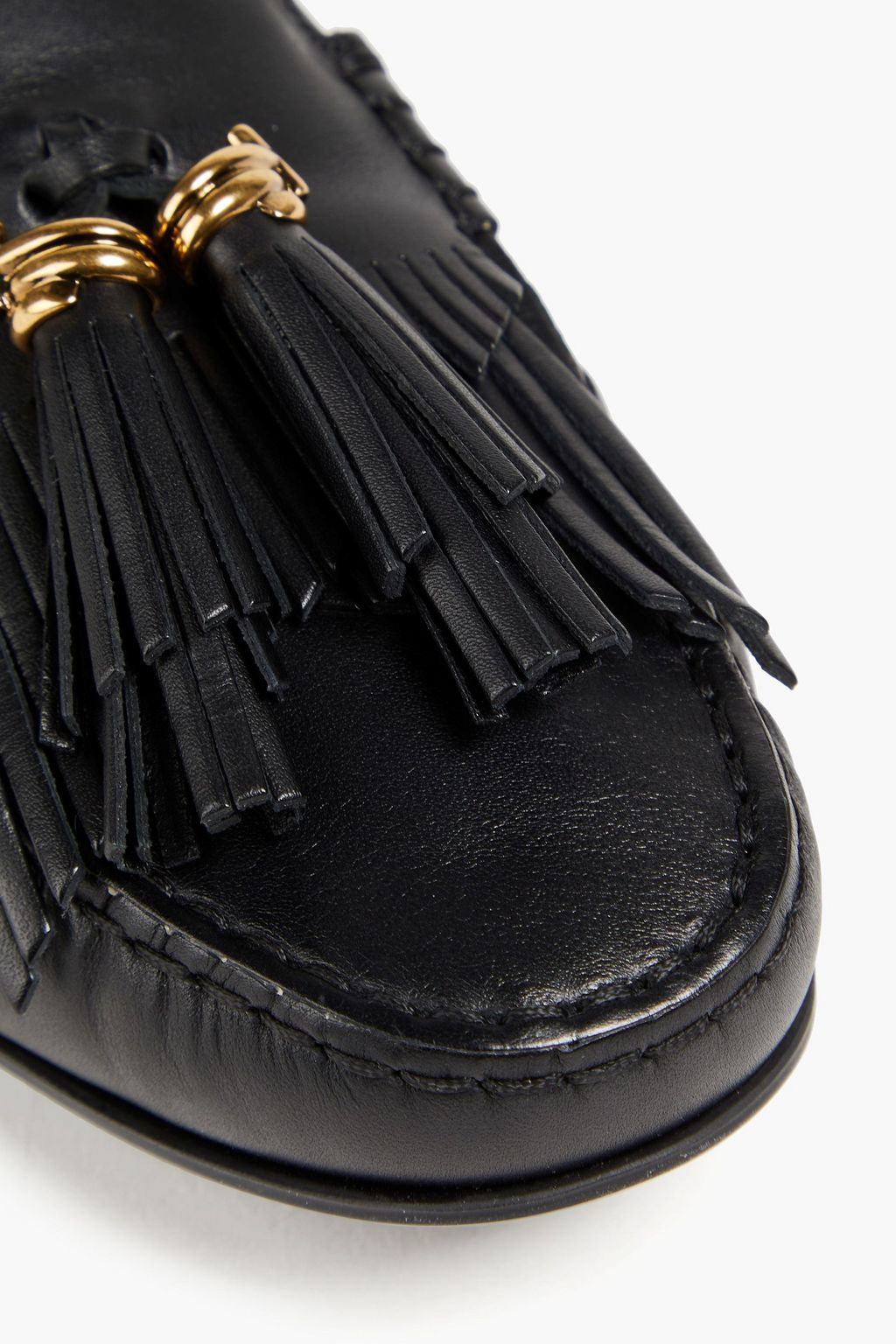 TOD'S Tasseled leather loafers