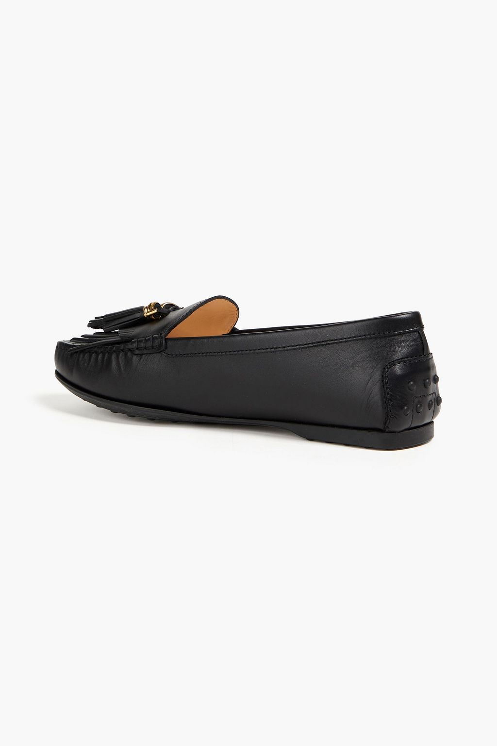 TOD'S Tasseled leather loafers