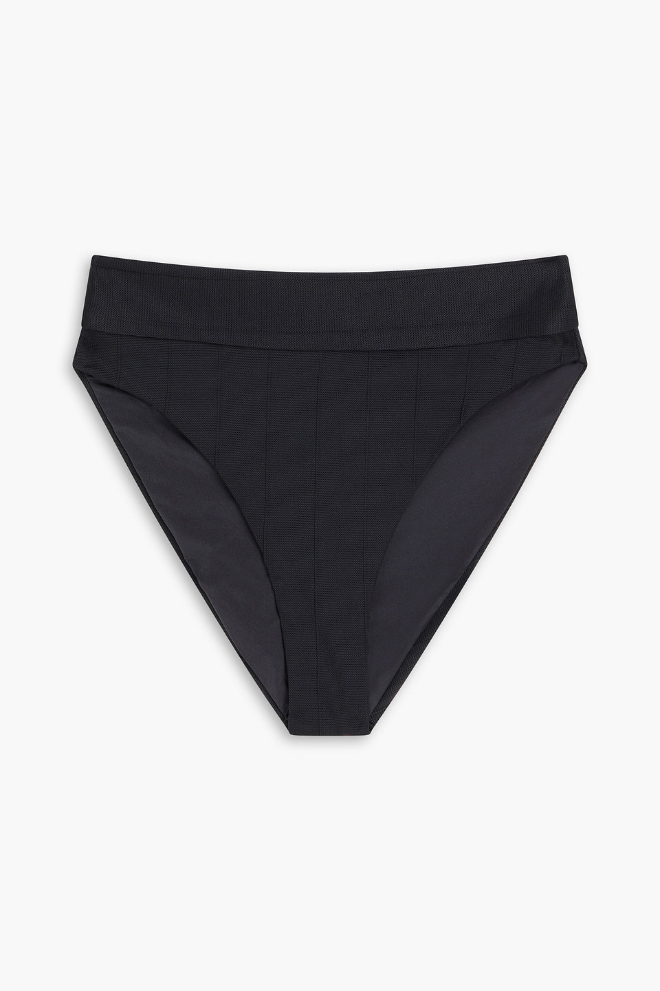 Ivy ribbed high-rise bikini briefs