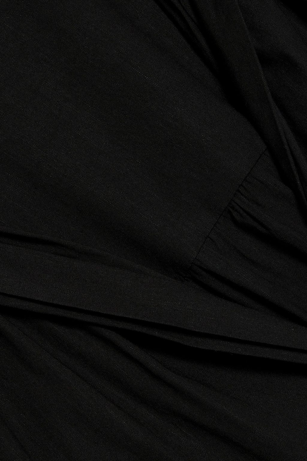VINCE. Linen-blend midi dress