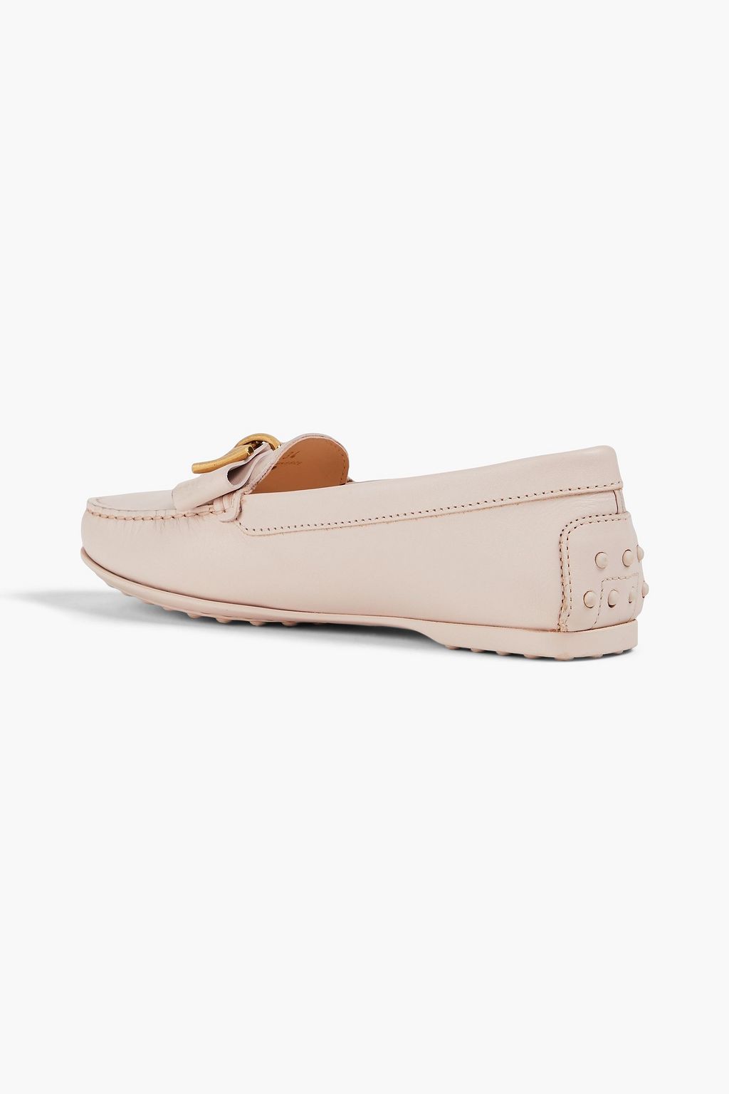 TOD'S حذاء لوفر من الجلد بتصميم مزركش