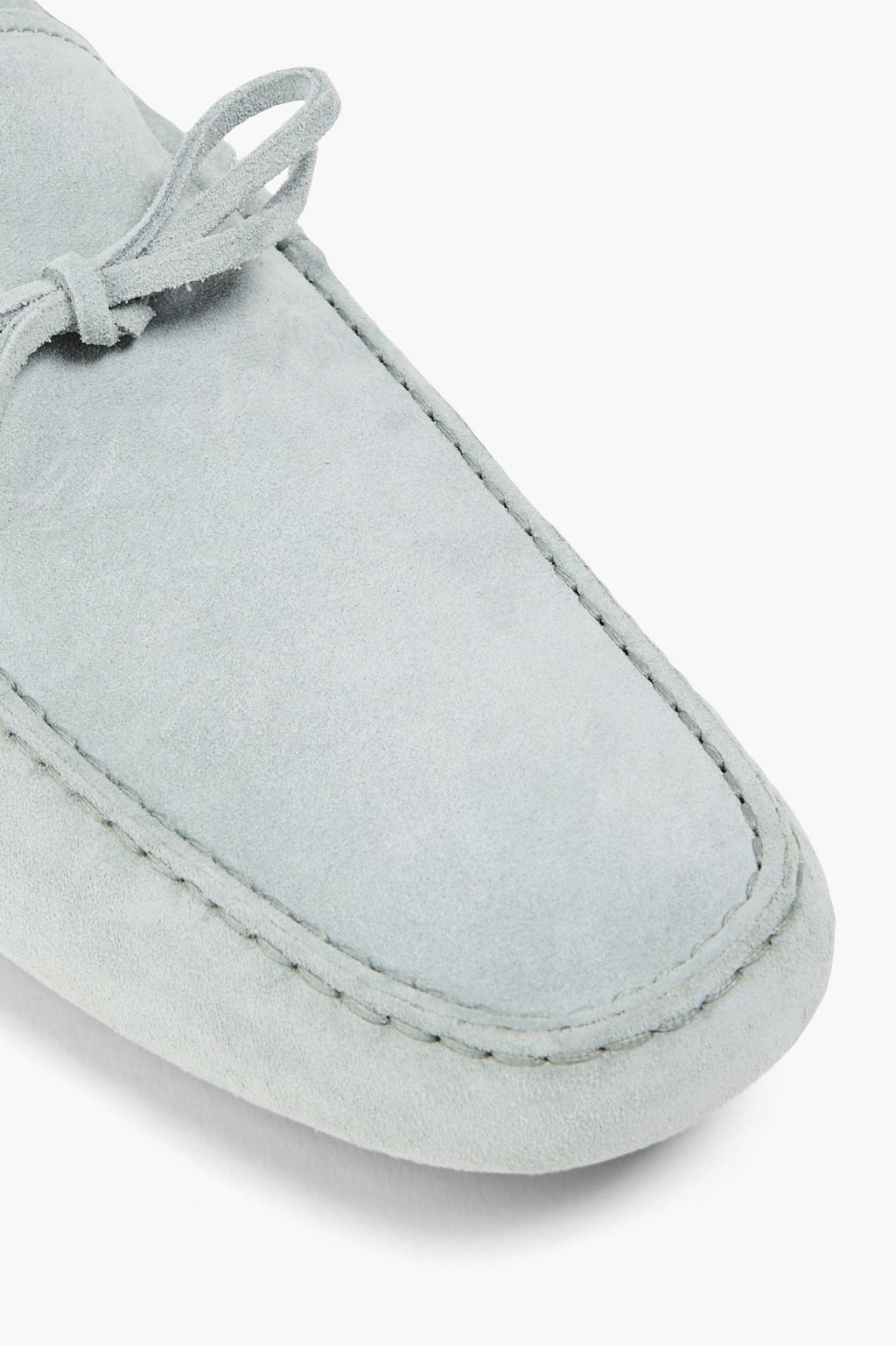 TOD'S حذاء قيادة من الجلد السويدي