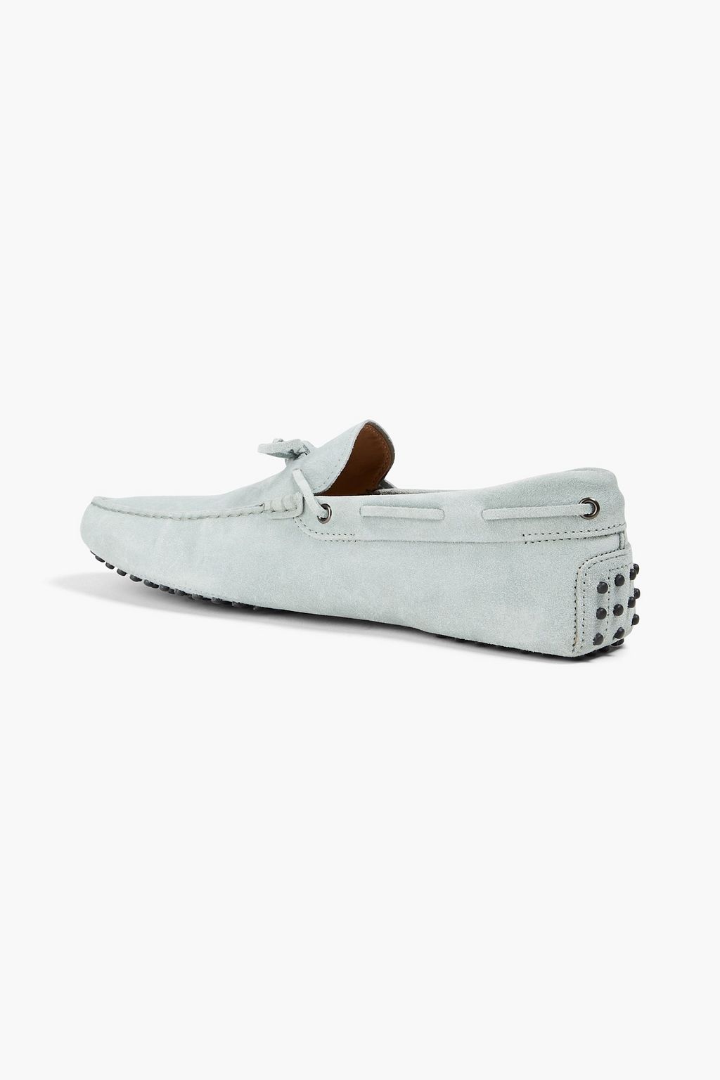 TOD'S حذاء قيادة من الجلد السويدي