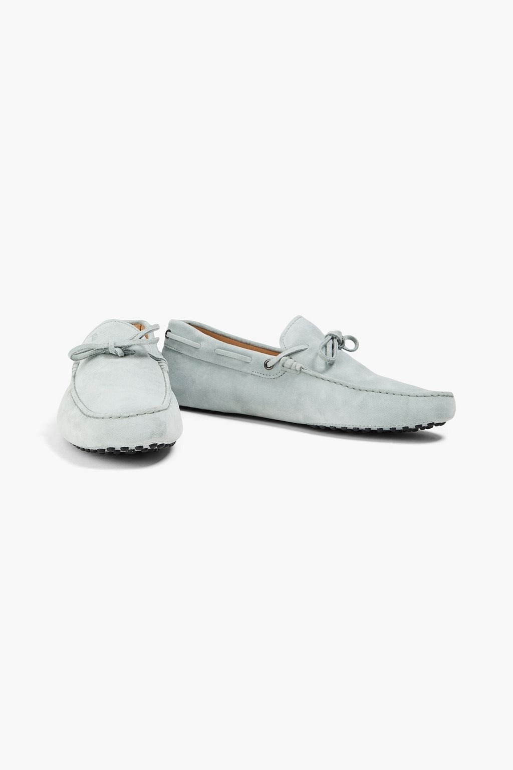 TOD'S حذاء قيادة من الجلد السويدي