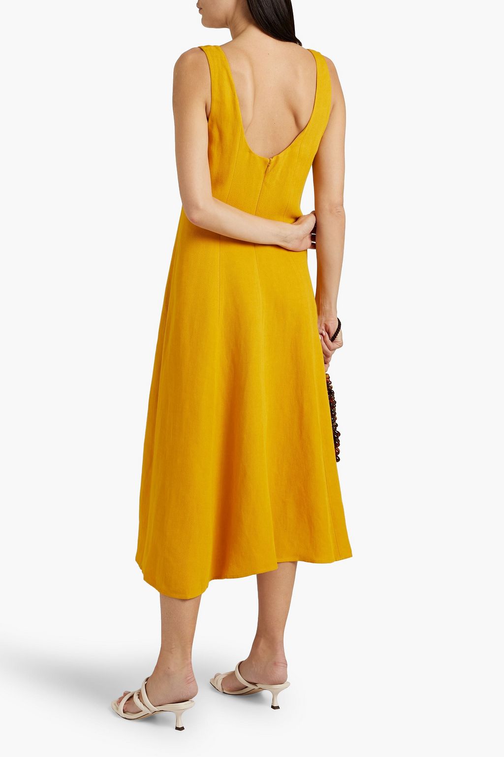 VINCE. Canvas midi dress