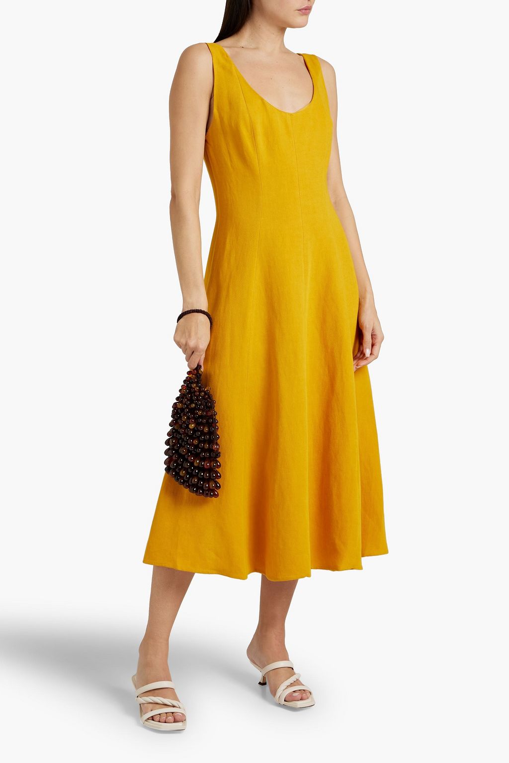 VINCE. Canvas midi dress