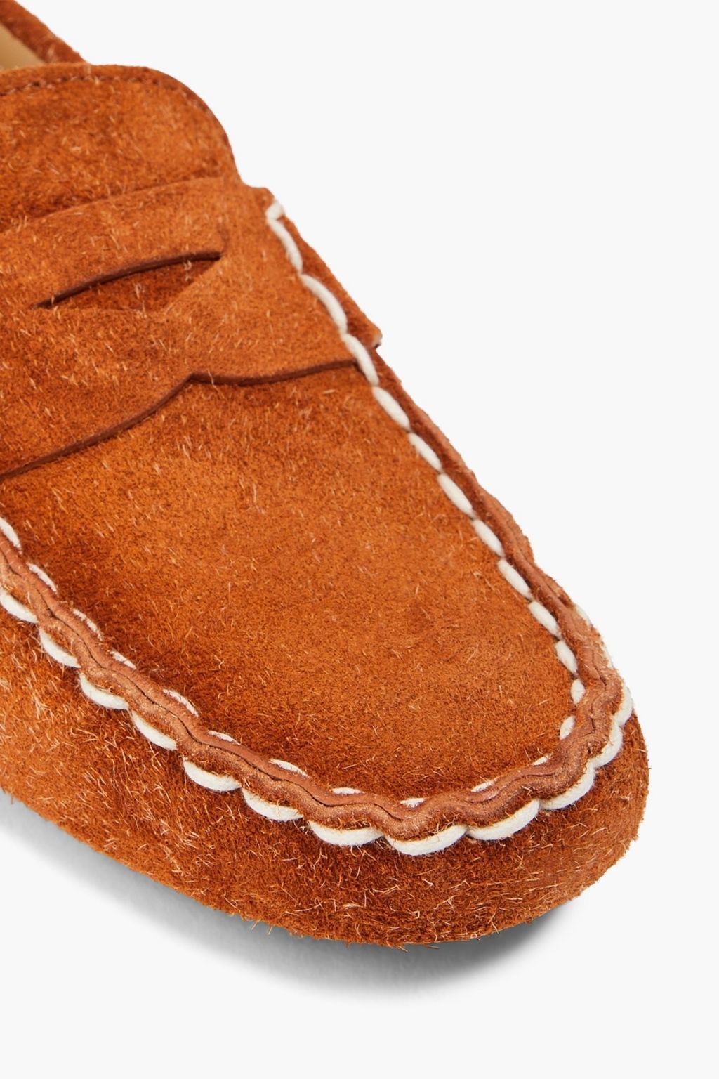 TOD'S حذاء ديربي مصنوع من جلد السويد