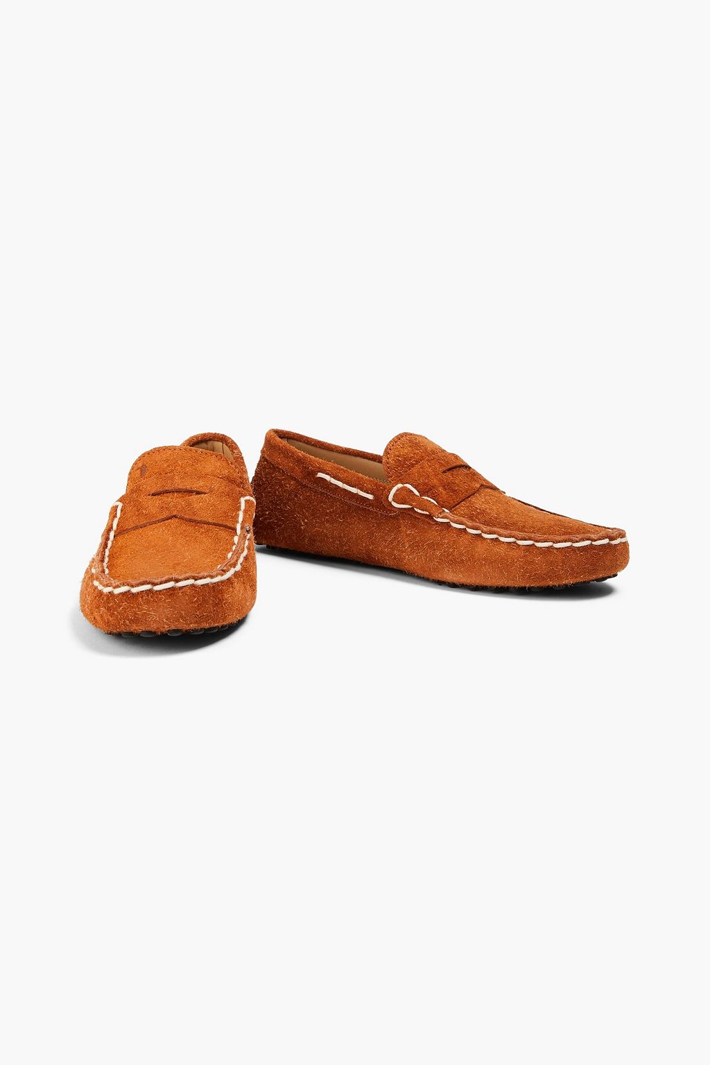 TOD'S حذاء ديربي مصنوع من جلد السويد