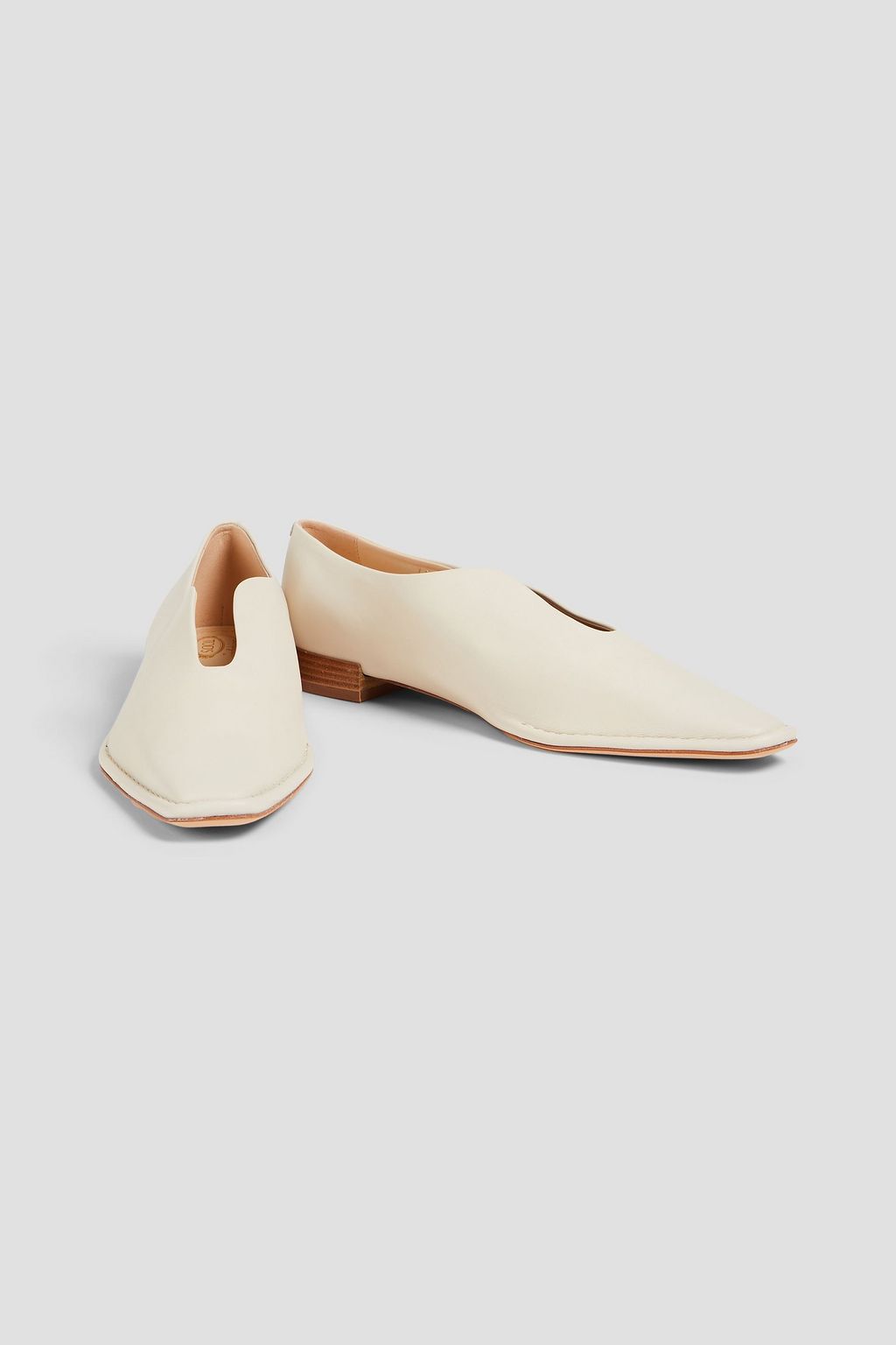 MAME KUROGOUCHI X TOD'S حذاء مسطّح مصنوع من الجلد