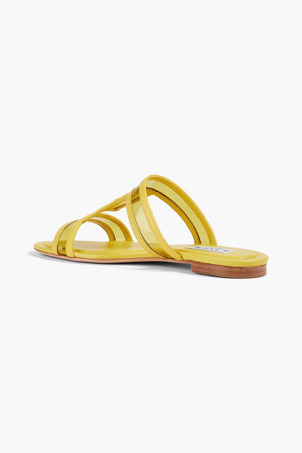 TOD'S صندل بتصميم على شكل حرف T مزدوج من مادة PVC والجلد