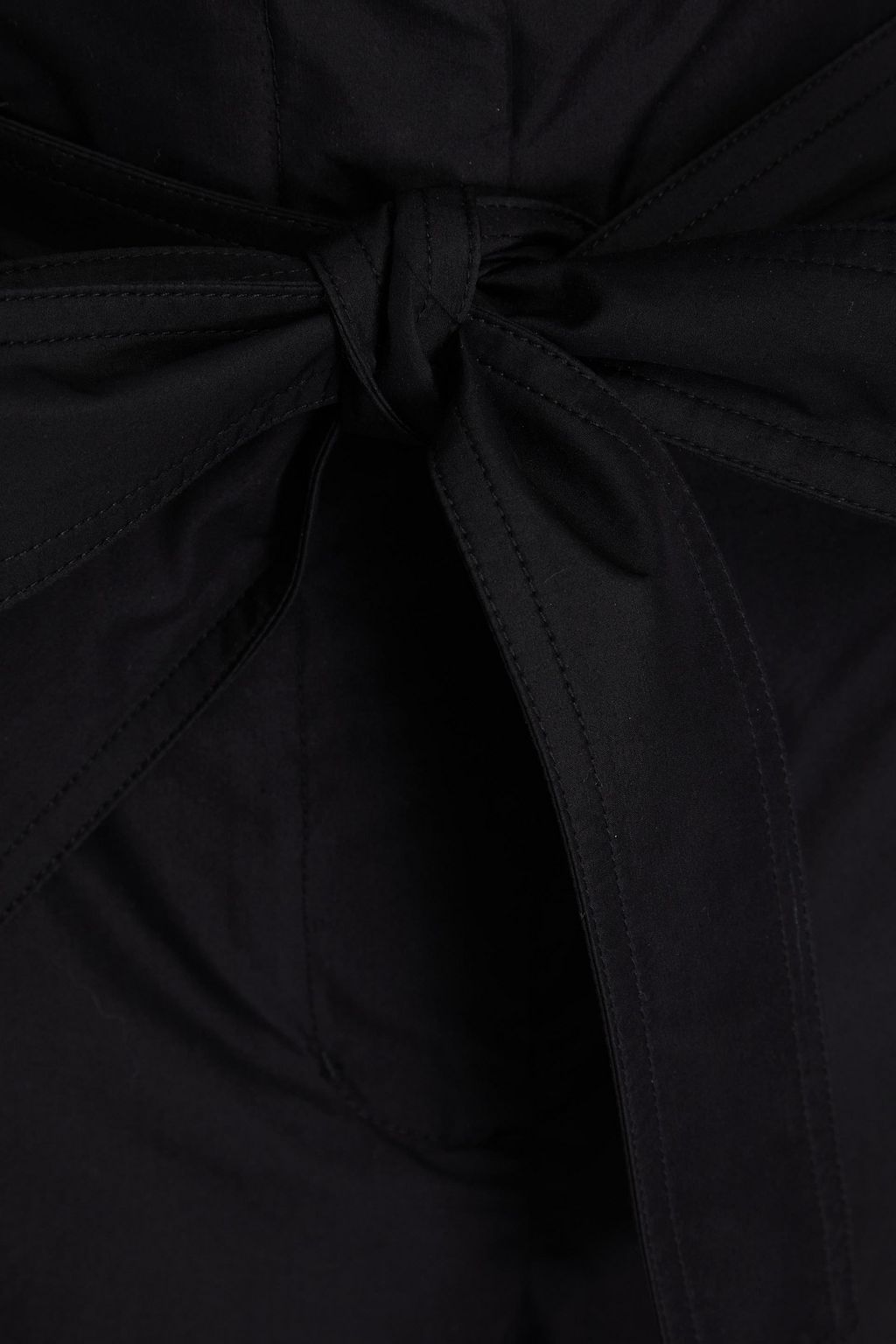 3.1 PHILLIP LIM بنطال قصير بأرجل واسعة من البوبلين المصنوع من مزيج من القطن