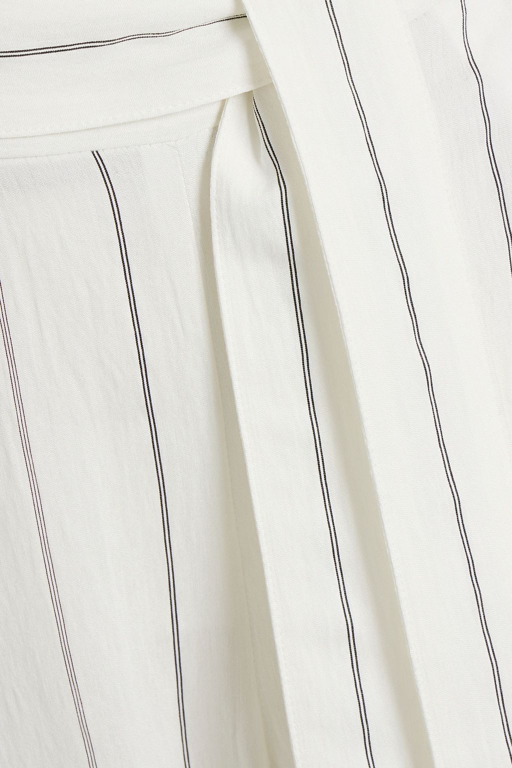 VINCE. Striped crepe wide-leg pants