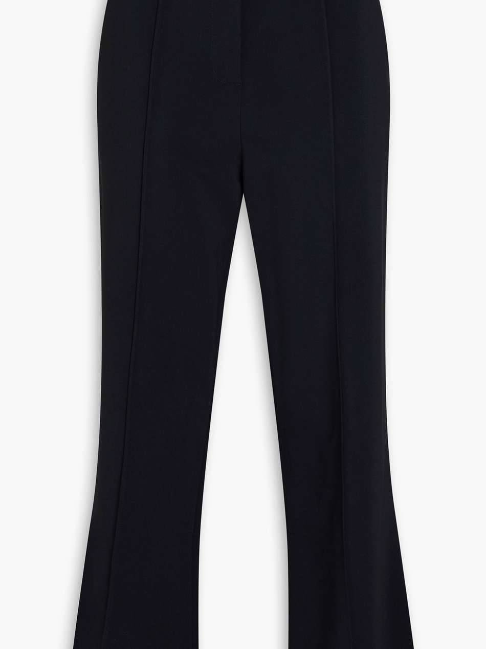 crepe kick-flare pants
