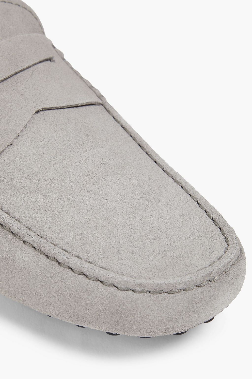TOD'S حذاء قيادة من الجلد السويدي