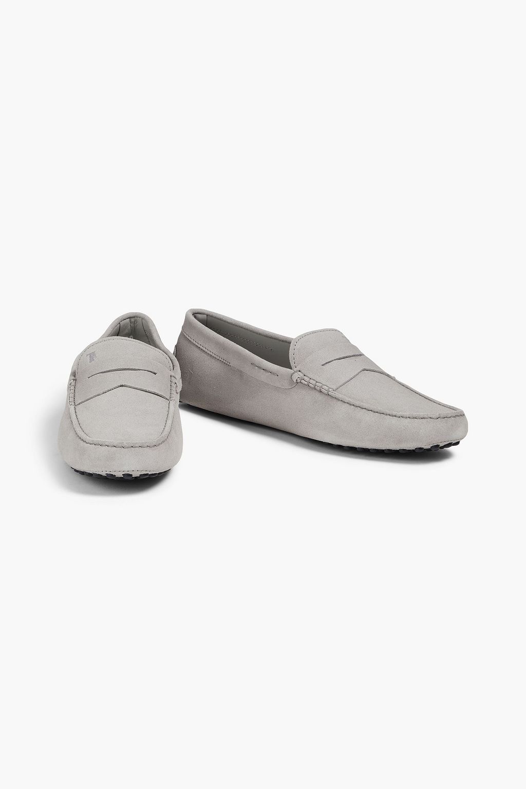 TOD'S حذاء قيادة من الجلد السويدي