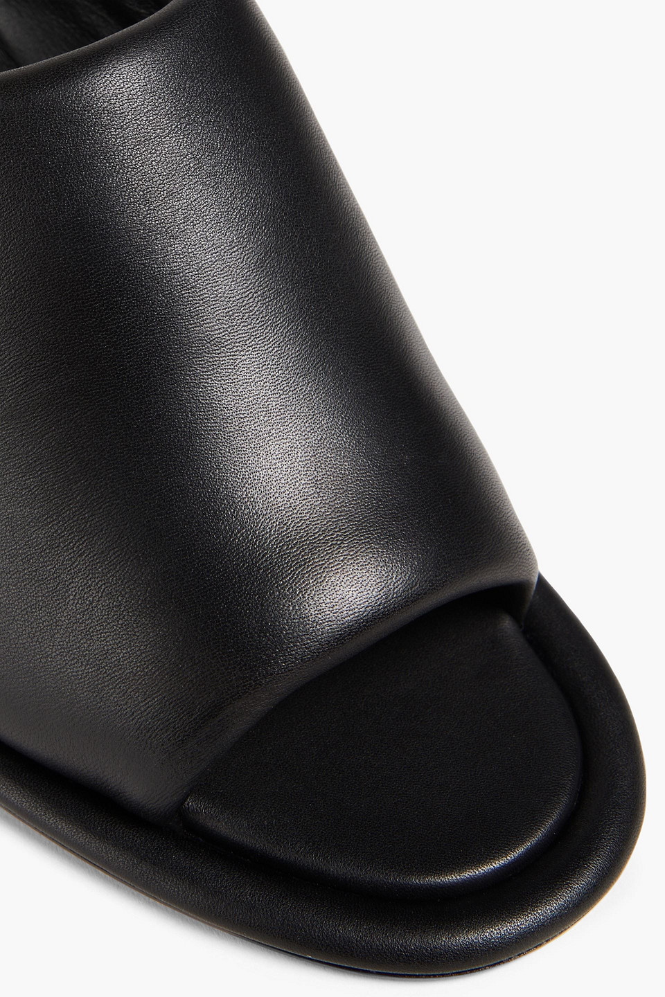 Shop 3.1 Phillip Lim / フィリップ リム Padded Leather Mules In Black