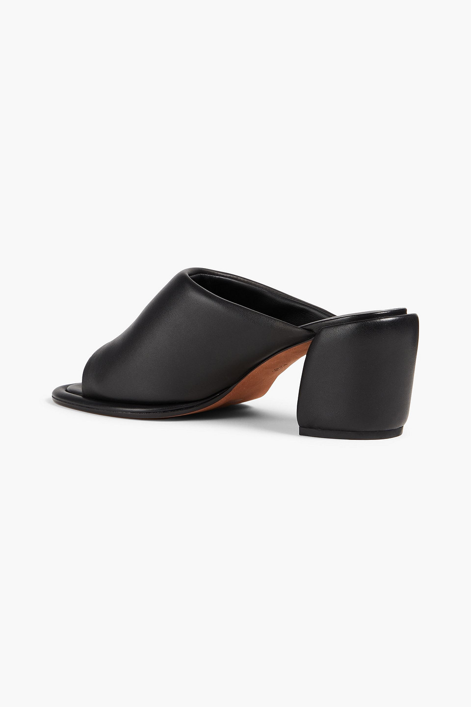 Shop 3.1 Phillip Lim / フィリップ リム Padded Leather Mules In Black