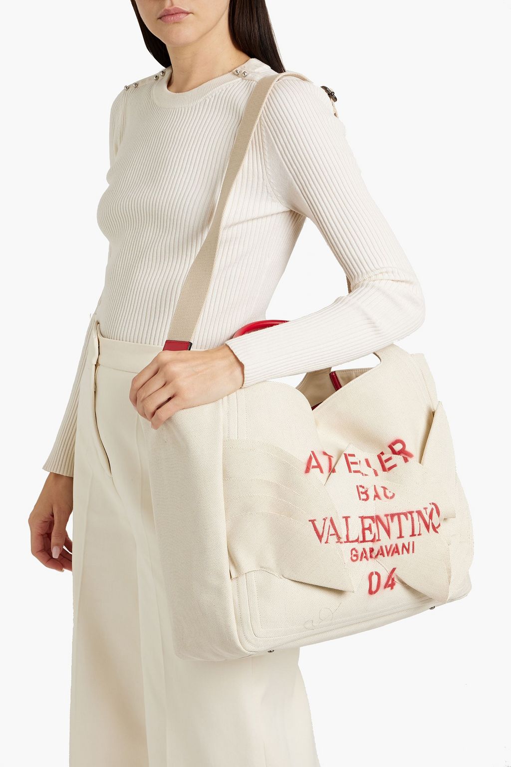 VALENTINO GARAVANI Atelier 04 printed canvas tote
