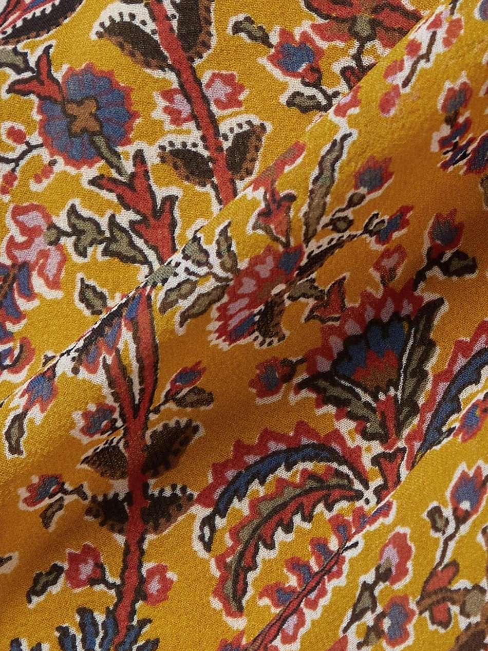 ferrara ruched printed silk-crepe maxi dress