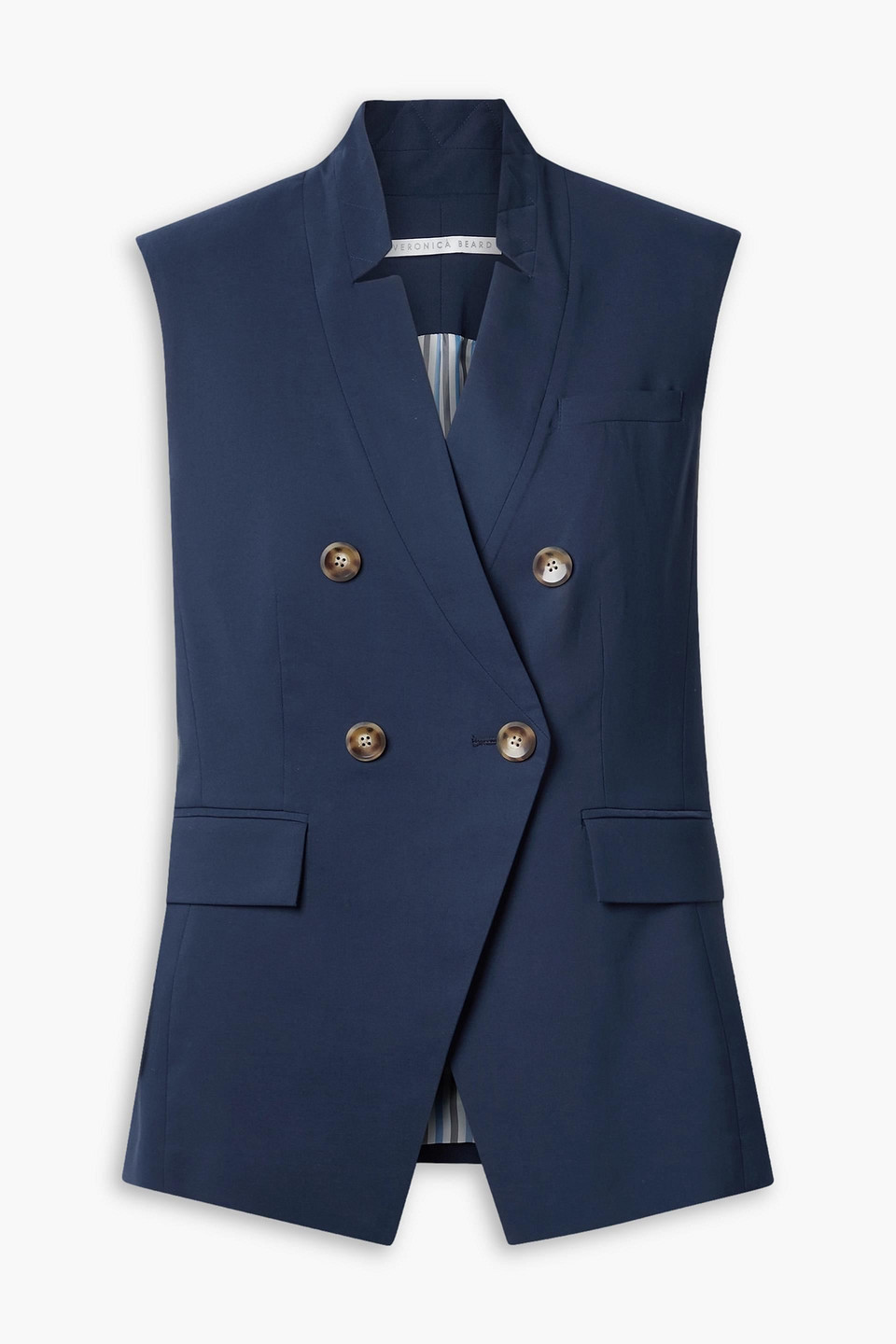 Veronica Beard Amika Vest In Navy