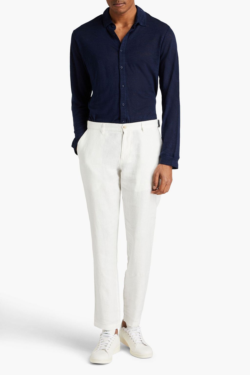 ONIA Dylan linen-jersey shirt