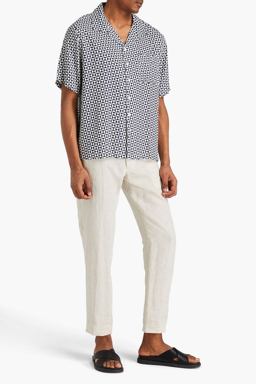 ONIA Printed twill shirt