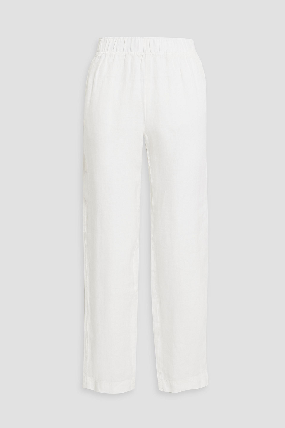 Alex Mill Linen Straight-leg Pants In Off-white