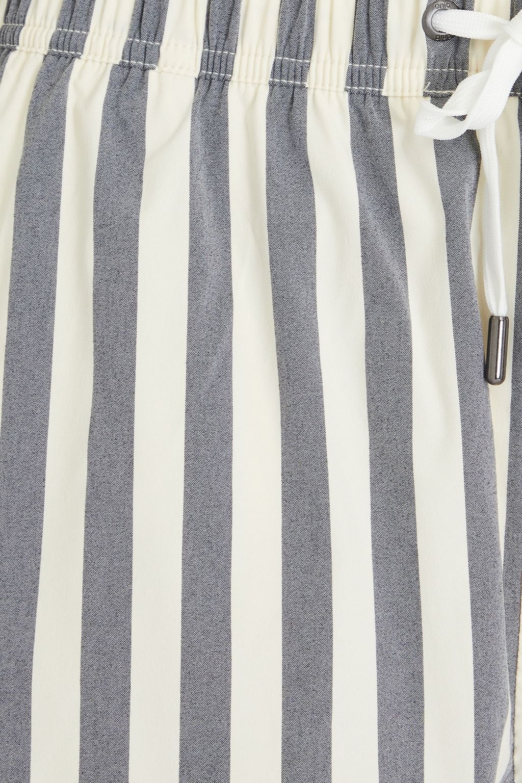 ONIA Charles short-length striped swim shorts
