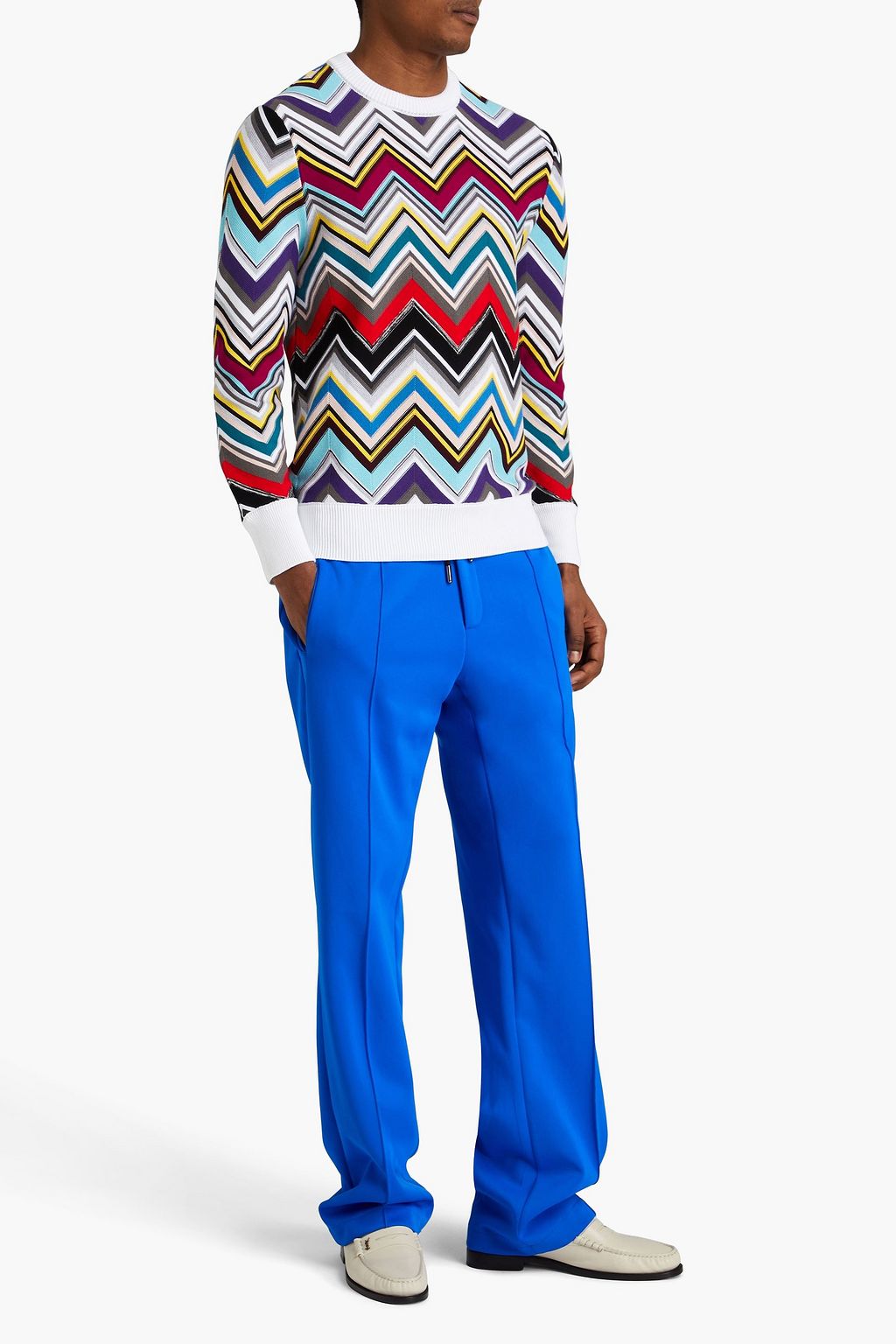 MISSONI Jacquard-knit cotton sweater