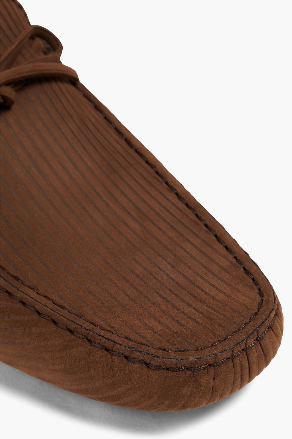 TOD'S Gommino ribbed nubuck driving shoes