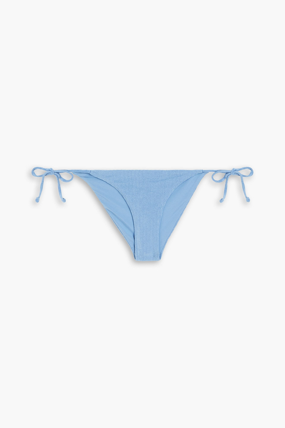 Kate ribbed terry low-rise bikini briefs