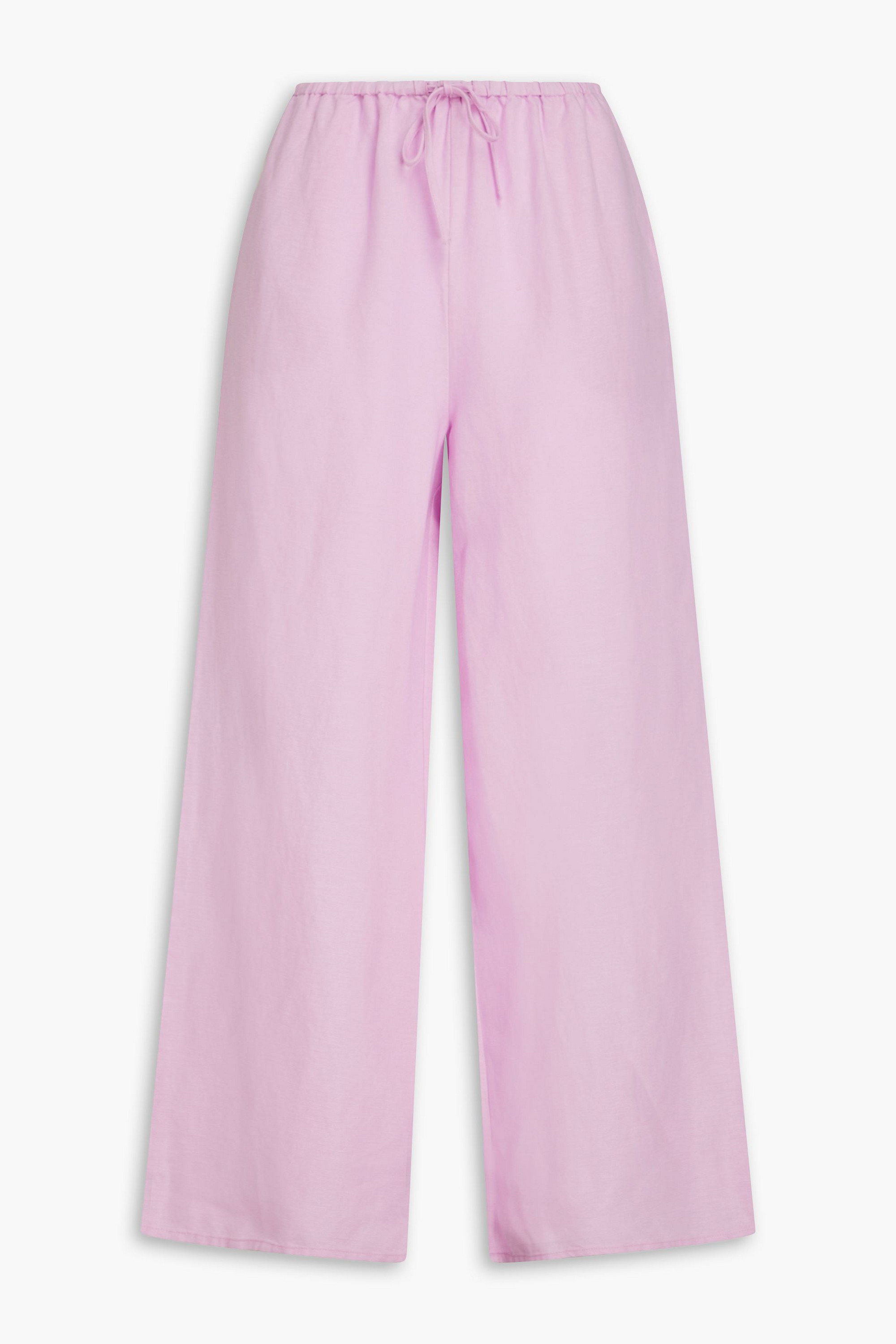 Onia Linen-blend wide-leg pants thumbnail