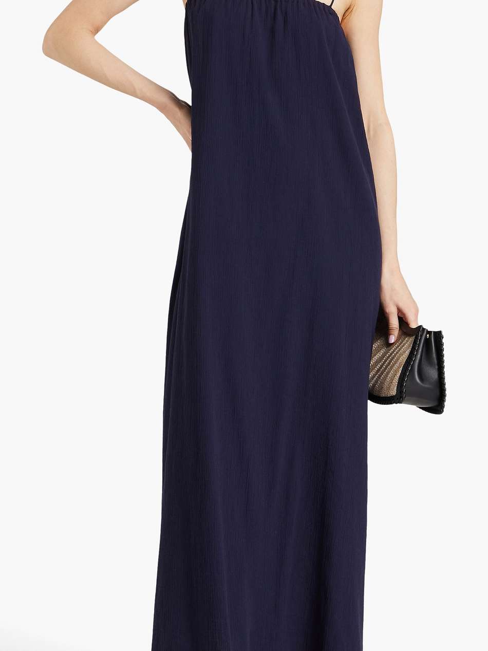 cotton-gauze maxi dress