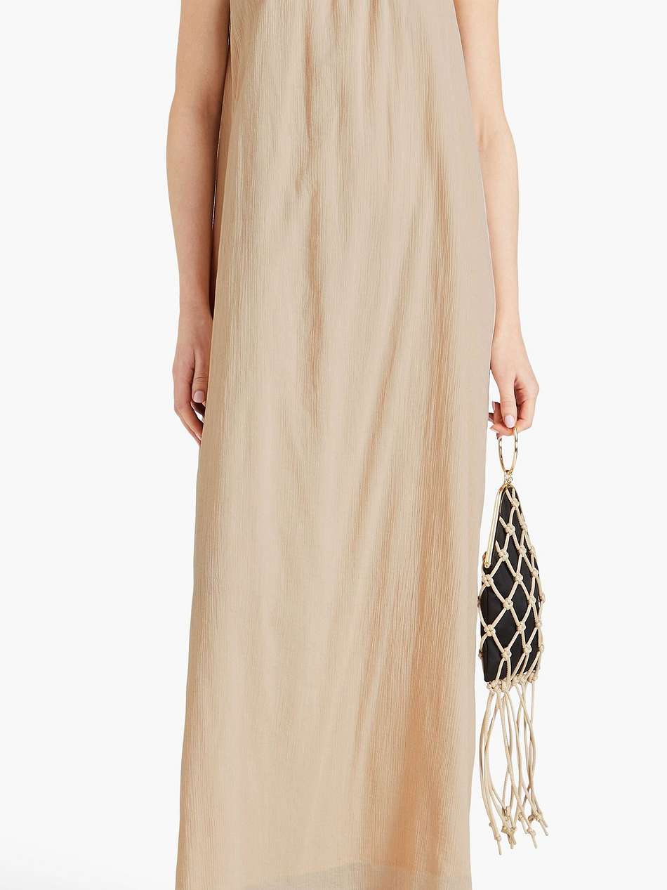 cotton-gauze maxi dress