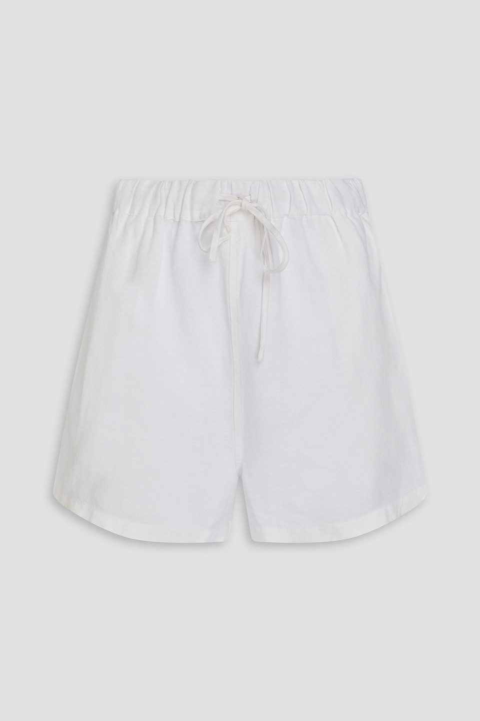 Onia Linen And Lyocell-blend Shorts In White