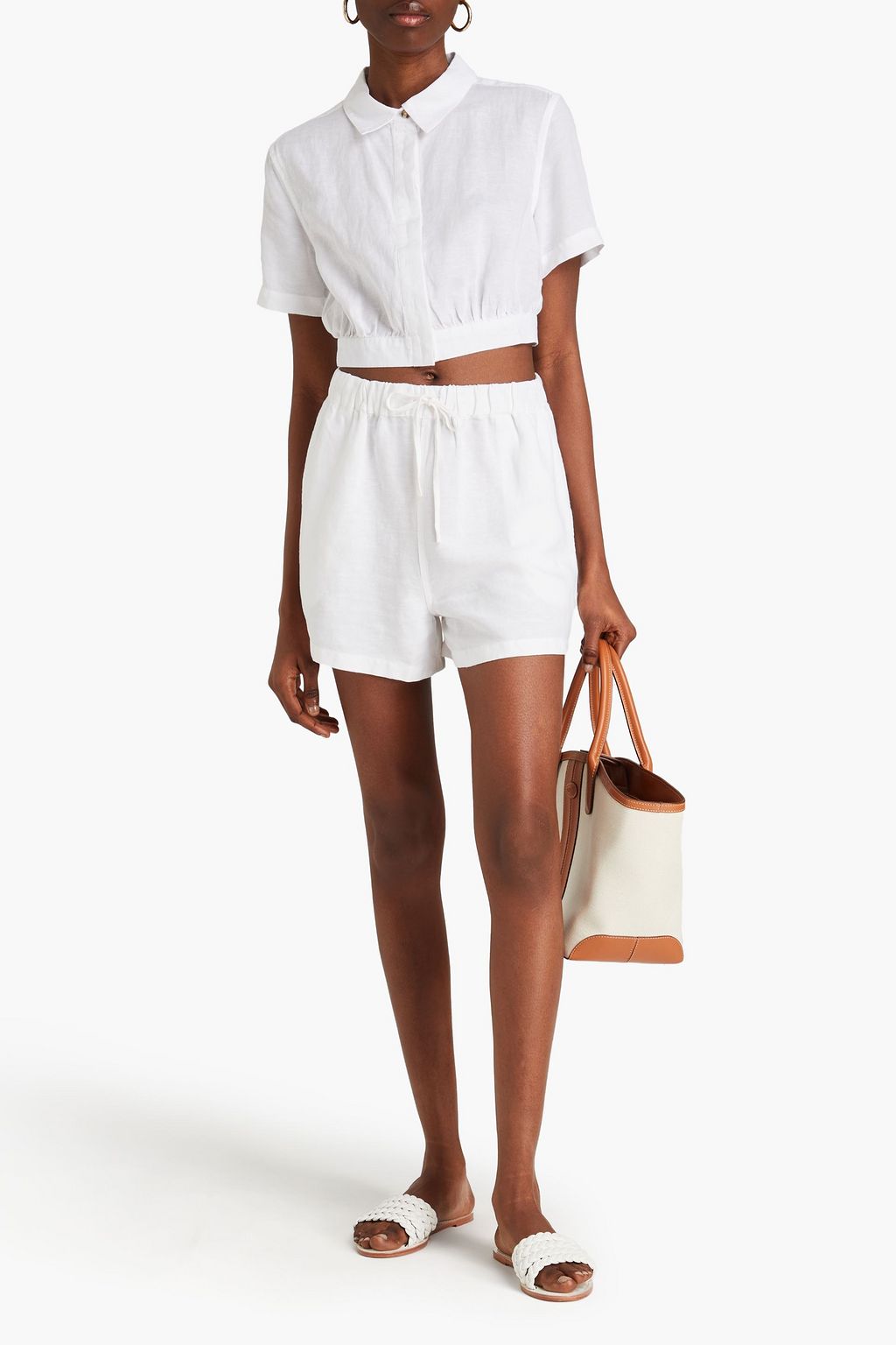ONIA Linen and Lyocell-blend shorts