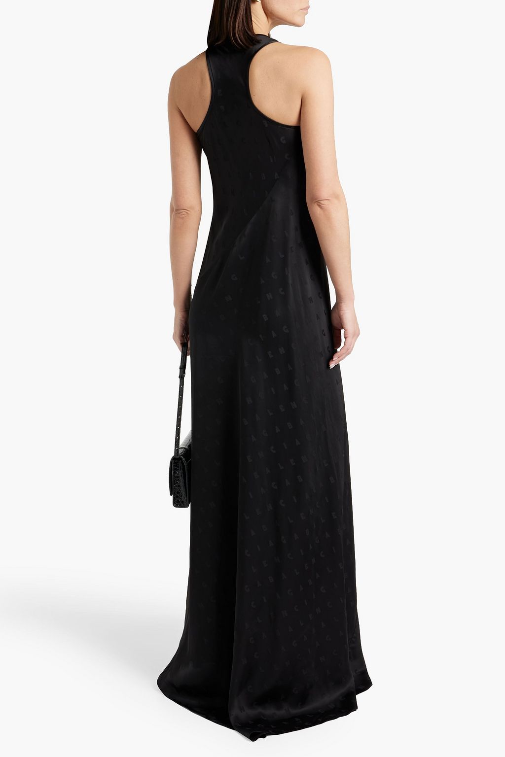 BALENCIAGA Satin-jacquard gown