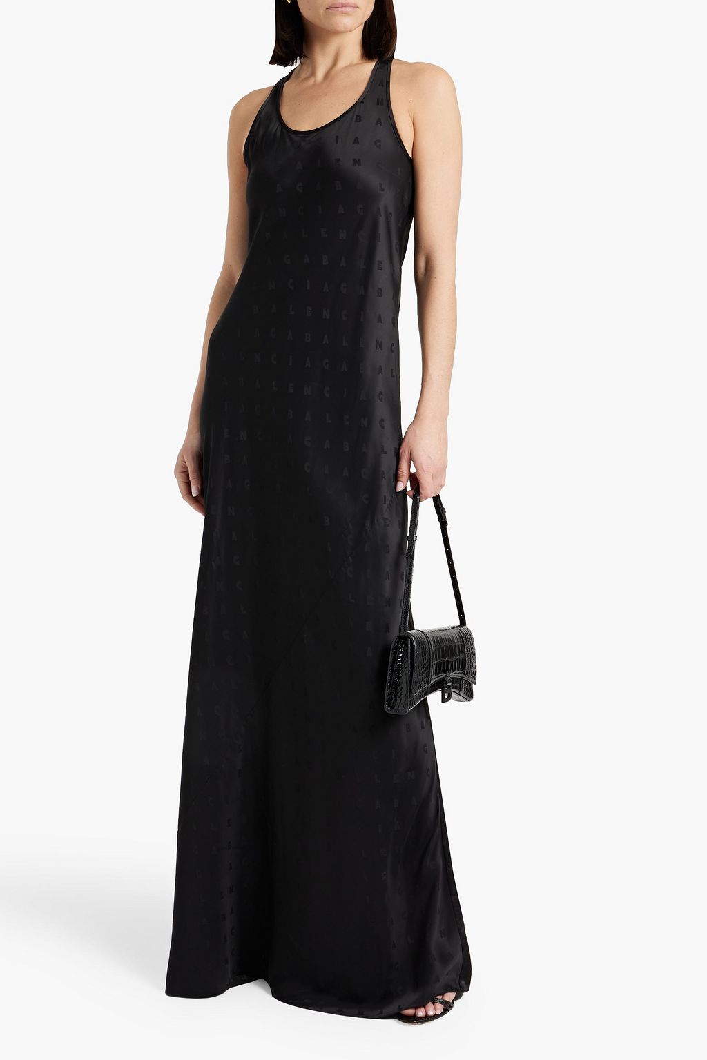 BALENCIAGA Satin-jacquard gown
