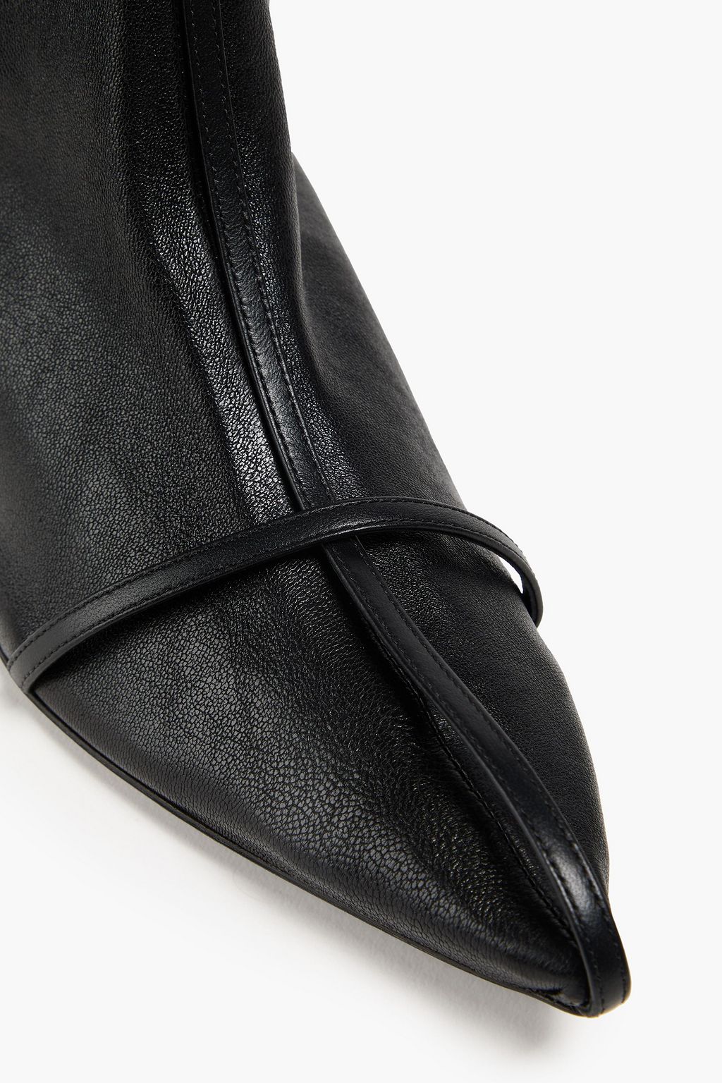 JIL SANDER Leather sock boots