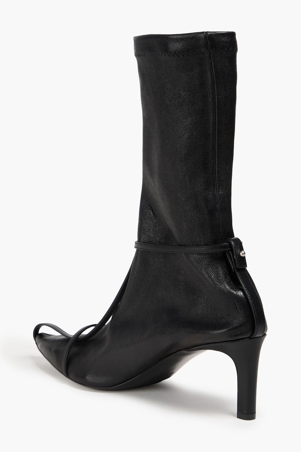 JIL SANDER Leather sock boots