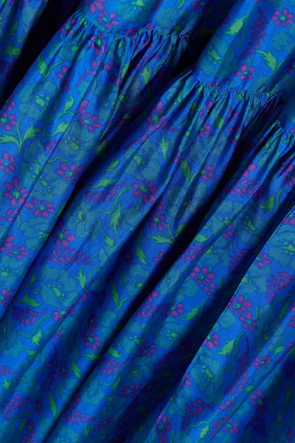 VERONICA BEARD Serence floral-print silk crepe de chine maxi skirt