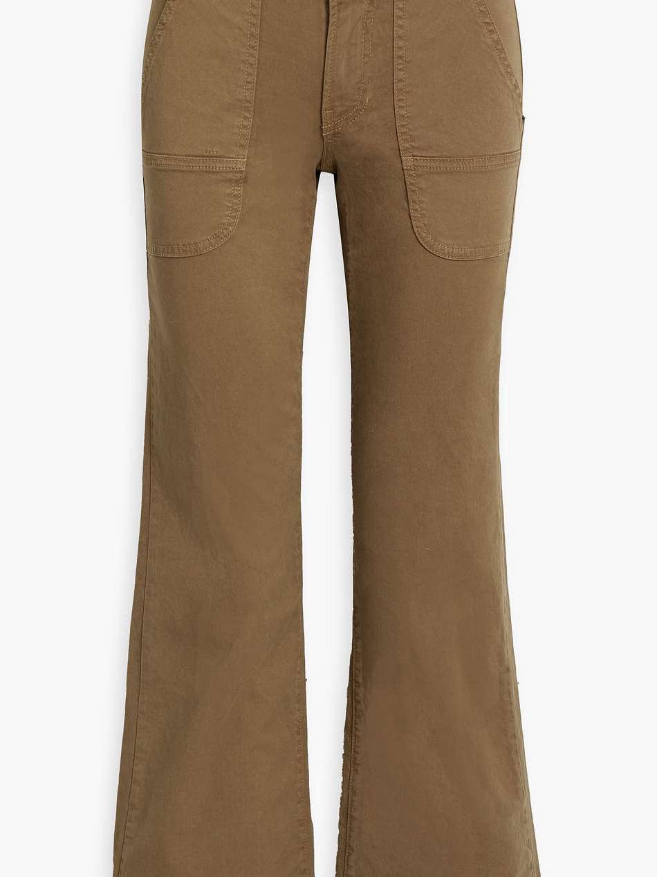 marley cotton-blend twill flared pants
