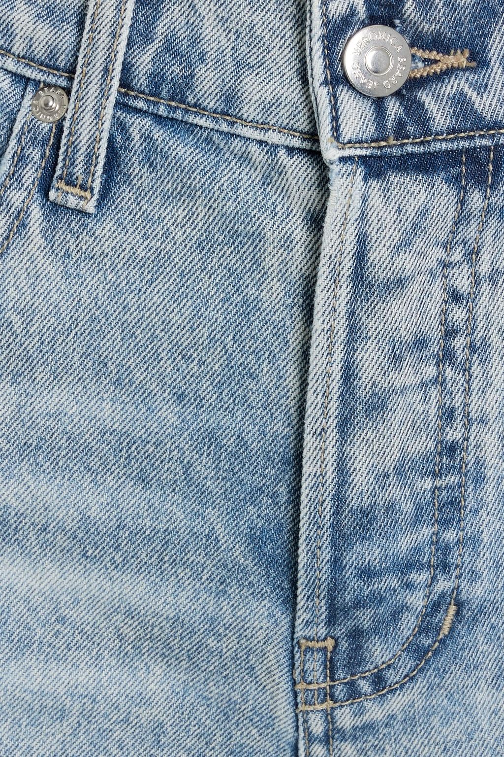 VERONICA BEARD Shiloh distressed denim shorts
