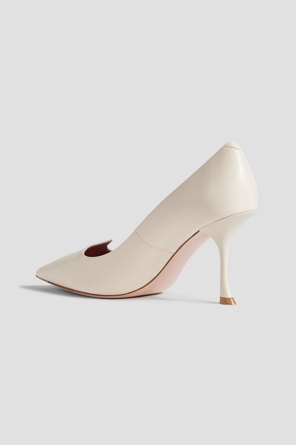 ROGER VIVIER حذاء بامب ’’آي لوف فيفيير’’ مصنوع من الجلد بكعب مقاس 85